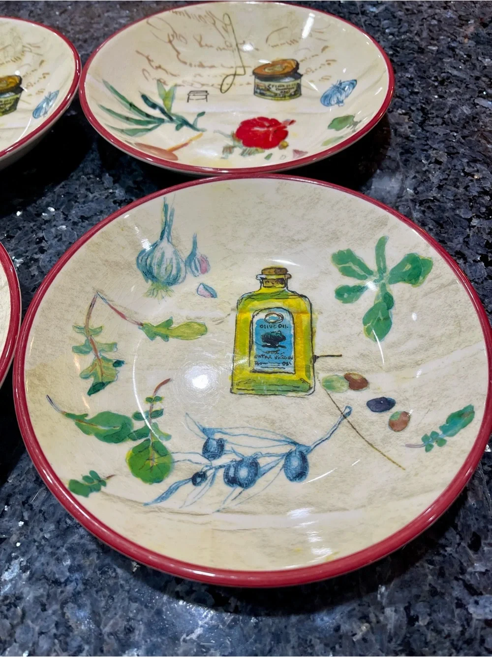 Williams Sonoma Les Legumes 9.5in. Bowls Pasta Salad Soup Discontinued
